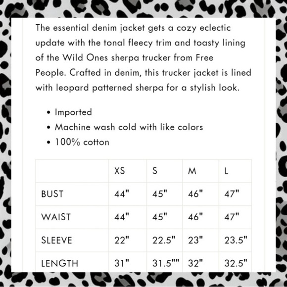 We the Free Denim Sherpa-Lined Jacket - Picture 8 of 10